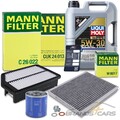 MANN-FILTER INSPEKTIONSPAKET SET A + MOTORÖL FÜR KIA CEE'D HYUNDAI I30 1.4 1.6