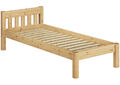 Bett Einzelbett Gästebett Kiefer massiv 80x200 Jugendbett Rollrost Kinderbett