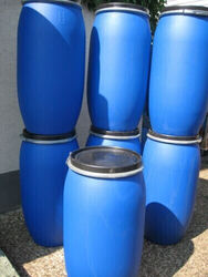 3x 150 Liter Wassertonne Regentonne Kunstofffass Plastikfass Wasserfass 120Liter