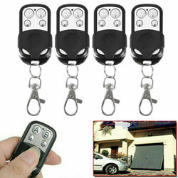 4 Pcs Funk Rolling Code Alarmanlage Handsender Garagentor 433MHz Fernbedienung