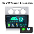 Für VW Touran 1T1 1T2 1T3 2003-2010 Android 12 Autoradio GPS NAVI Carplay 2+32GB