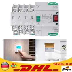 Dual Power Lastumschalter Notstrom Transferschalter Switch Automatisch Transfer