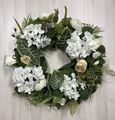 Türkranz*Tischkranz*Fensterkranz*Dekokranz*Kranz*Blumenkranz*Rose*Hortensie