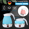 Faltbarer Wasserkessel 0,6L Campingkocher Reise Wasserkanne Reisewasserkocher