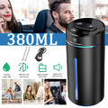 380ml Auto Luftbefeuchter Ultraschall Aroma Öle Diffuser Humidifier LED Licht DE