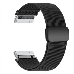 Für Fitbit Versa 3/Versa 4/Sense/Sense 2 Nylon Loop Armband Magnet Uhrenarmband