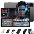 2025 Neu Tablet 14 Zoll Android 15 24GB RAM+256GB 4G LTE 2SIM WlFl 8580mAh GPS