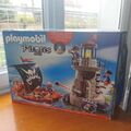 Playmobil 9522 Pirates: Chaloupe De Pirates Et Phare De Soldats
