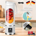 450ml Portable Blender Smoothie Maker USB Standmixer Mini Mixer to go für Sport