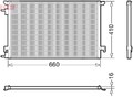 Denso Dg-117 Klimakondensator Klimaanlage für Fiat Opel Croma 2002 - 2011
