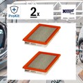 2x ORIGINAL® Hengst Filter E521L Luftfilter Links, Rechts für Nissan Micra III