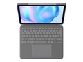 Logitech Combo Touch Tastatur und Foliohülle mit Trackpad hintergrundbeleuchtet