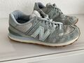 New Balance 574 Series Grey / hellblau  Gr. 44/ UK 9,5 NB -Sneaker -Sportschuhe 