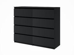 Kommode mit 8 Schubladen Sideboard Schrank Anrichte Highboard 120 holz