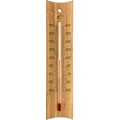 TFA Dostmann Analoges Innen-Außen-Thermometer aus Bambus