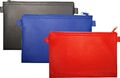 3 x Banktasche schwarz rot blau Geldtasche Aufbewahrungstasche Geldmappe Tasche