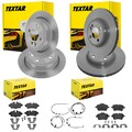 TEXTAR BREMSSCHEIBEN + BELÄGE VORNE HINTEN passend für MINI R55 R56 R57 R58 R59