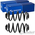 2X SACHS FAHRWERKSFEDERN HINTEN PASSEND FÜR OPEL ZAFIRA LINKS+RECHTS
