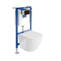 Villeroy&Boch Vorwandelement Unterputz WC Wand Hänge WC Sofi Weiß Komplettset