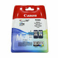 Original Canon schwarze & farbige Tintenpatrone Kombo-Pack für Pixma MX350 Drucker