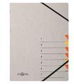 PAGNA Ordnungsmappe Easy Grey, DIN A4, 7 Fächer, orange