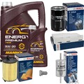 BOSCH Inspektionpaket 6 L MANNOL Energy Premium 5W-30 für VW Golf Plus 1.6