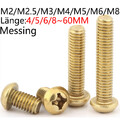 Messing Kreuzschlitz Kreuz Linsenkopf Hohlschrauben M2/ M2.5/ M3/ M4/ M5/ M6/ M8