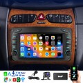 DAB+ Android 14 Autoradio BT GPS + KAM Für Mercedes Benz C/CLK Klasse W203 W639
