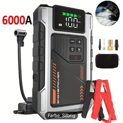 Eigotrav Auto Starthilfe 6000A Jump Starter KFZ Ladegerät Powerbank Pack Booster