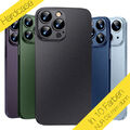 Handy Hülle für iPhone 15 14 13 12 11 Pro Max Mini Ultra Dünn Kamera Schutz Case