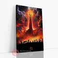 Herr der Ringe Gefährten Gandalf Bilbo Wandbild Leinwandbild