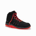 Sicherheitsschnürstiefel MADDOX black-red Mid ESD S3S