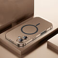 Magsafe Hülle für iPhone 16 15 Pro Max 14 13 Stoßfest Magnetische Aluminium Case