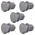 5 x YOU.S Ölablassschraube Ölwanne Verschlußschraube M14x1,5mm für VW -N90813201