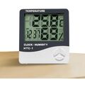 2/4x Luftfeuchtigkeitsmesser Thermometer Digital Hygrometer Raum Wecker LCD