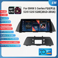 4G LTE Android 13 8Core 6+64G Autoradio Carplay Navi RDS Für BMW 5er F10 F11 NBT