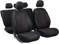 Autobezüge Sitzbezüge Comfort B Schonbezüge für Opel Corsa Schwarz Set Car