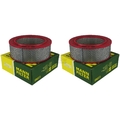 2x Original MANN-FILTER Luftfilter C 2263 Air Filter