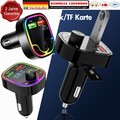 Bluetooth FM Transmitter KFZ Auto Radio MP3 Player Dual USB Ladegerät Adapter