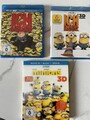 Ich Einfach Unverbesserlich 1 & 2 + Minions (Blu-ray 3D) Neuwertig