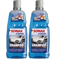 SONAX XTREME Shampoo 2 in 1 ohne Abledern 2x1 Liter Auto Pflege Autoshampoo