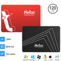 120GB Netac Interne Festplatte SSD 2.5" SATA III 6 GB/s 500MB/S 3D Nand Laptop