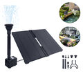 20W Solar Pumpe Springbrunnen Fontäne Springbrunnenpumpe Teichpumpe Gartenteich