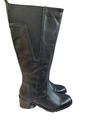 Sheego Stiefel Leder XL Weitschaftstiefel schwarz große Gr. 37 bis 39 (603) NEU