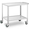 Servierwagen Edelstahl 2 Borde zu 80 x 57 300 kg statische Traglast Küchenwagen