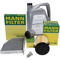 MANN Filterset 5L ORIGINAL 0W30 Motoröl für VW GOLF 6 PASSAT AUDI A3 1.2/1.4 TSI