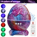 Dinosaurier Eier LED Sternenhimmel Projektor Bluetooth Galaxy Musik Nachtlicht.