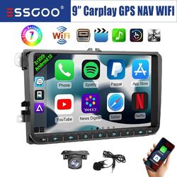 Android 13 CarPlay Autoradio GPS Nav Kam BT Für VW GOLF 5 6 Plus Polo EOS Tiguan
