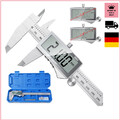 Digitale Messschieblehre Preciva Edelstahl Spritzwasserdicht Staubdicht mit E...