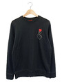 HUGO BOSS Sweatshirt Herren S Schwarz Baumwolle Logo Print Casual Streetwear